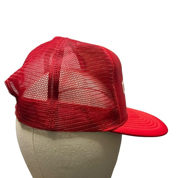 Vintage CRAFTSMAN Red Hat Baseball Foam Trucker Mesh Snapback Hat - Picture 3 of 12
